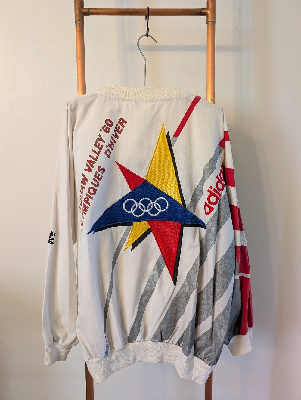 ๐ฅ80'S RARE ADIDAS Vintage Olympic Sweatshirt - Made in HONG KONG๐ฅ *UNISEX*- XL - Picture 10 of 16